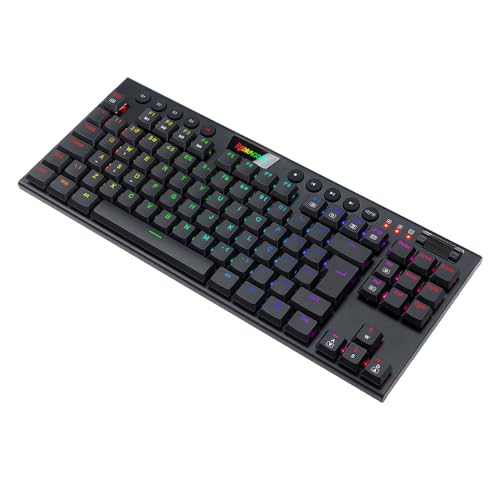 Teclado Mecânico Gamer Redragon Horus Mini Low Profile 60% Switch Brown Preto - Imagem 4