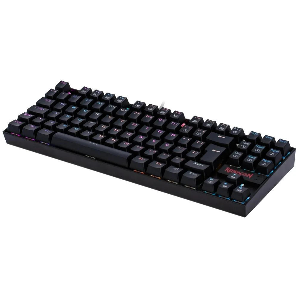 Teclado Mecânico Gamer Redragon Kumara Anti-Ghosting RGB Switch Outemu Blue ABNT2 Preto K552RGB-1 (PT-BLUE) - Imagem 2