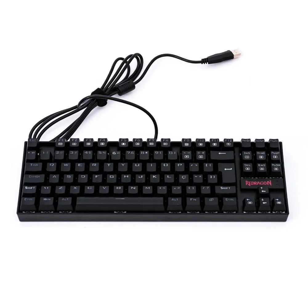 Teclado Mecânico Gamer Redragon Kumara Anti-Ghosting RGB Switch Outemu Blue ABNT2 Preto K552RGB-1 (PT-BLUE) - Imagem 3