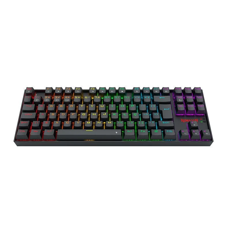 Teclado Mecânico Gamer Redragon Kumara Elite Rainbow Wireless Switch Blue Preto K552-KRS - Imagem 3