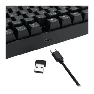 Teclado Mecânico Gamer Redragon Kumara Elite Rainbow Wireless Switch Blue Preto K552-KRS