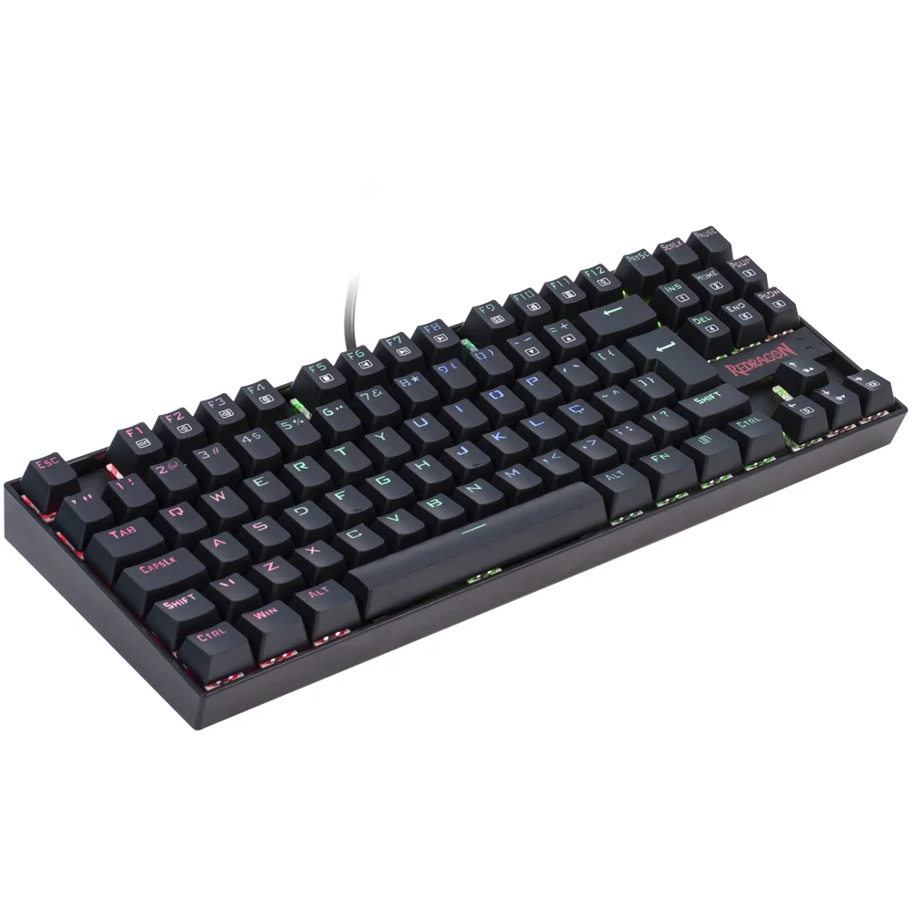 Teclado Mecânico Gamer Redragon Kumara RGB Switch Outemu Blue Anti-Ghosting ABNT2 K552RGB-1 PT - Imagem 2