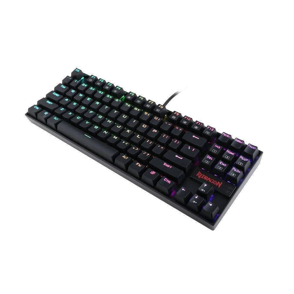 Teclado Mecânico Gamer Redragon Kumara RGB Switch Outemu Blue Anti-Ghosting ABNT2 K552RGB-1 PT - Imagem 4