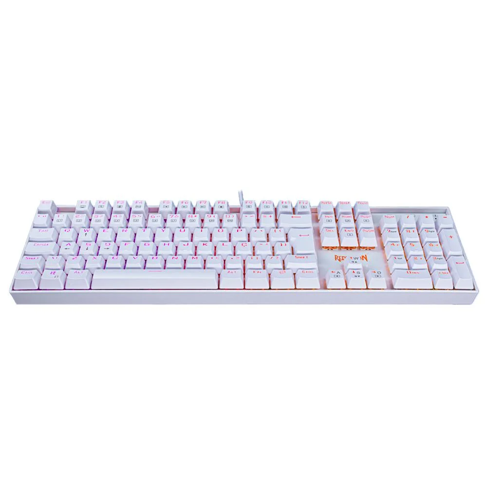 Teclado Mecânico Gamer Redragon Mitra Lunar Switch Blue N-Key Rollover Anti-Ghosting ABNT2 K551W-RGB - Imagem 2