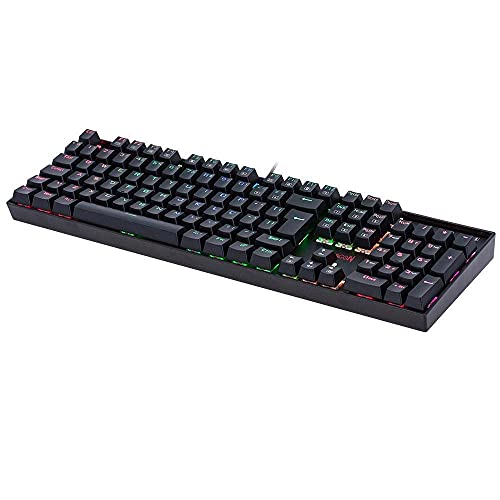 Teclado Mecânico Gamer Redragon Mitra Switch RGB Outemu Blue ABNT2 Double Shot K551RGB-1 - Imagem 2