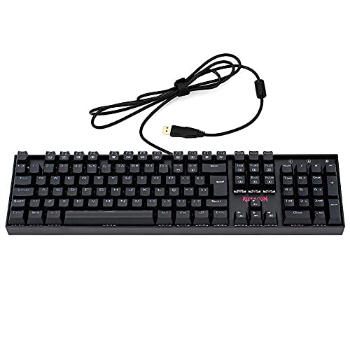 Teclado Mecânico Gamer Redragon Mitra Switch RGB Outemu Blue ABNT2 Double Shot K551RGB-1 - Imagem 4