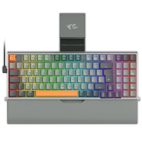 Teclado Mecânico Gamer Redragon Olaf RGB Switch Dust-Proof Brown ABNT2 K648GG-RGB