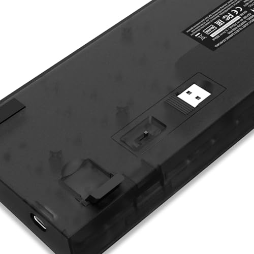 Teclado Mecânico Gamer Redragon Pollux Pro Wireless RGB Switch Crystal Preto K628CTB-RGB-PRO PT - Imagem 3