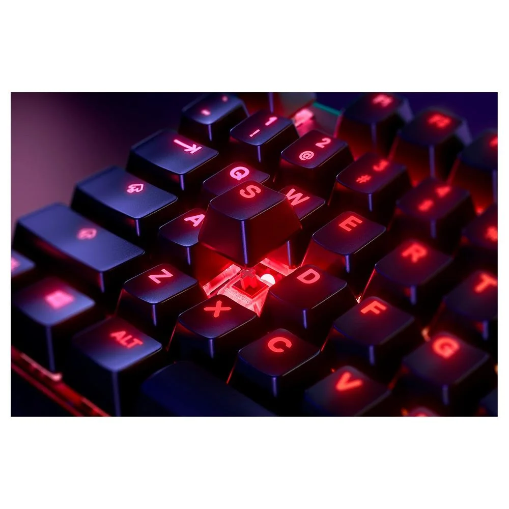 Teclado Mecânico Gamer Steelseries Apex 7 Switch Red US Anti-Ghosting Preto 64636 - Imagem 4