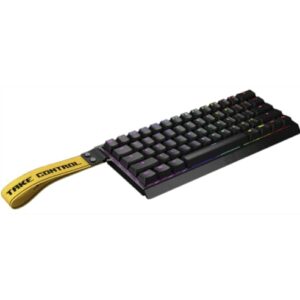 Teclado Mecânico Gamer Wooting 60HE+ RGB 60% Cabo Removível Preto