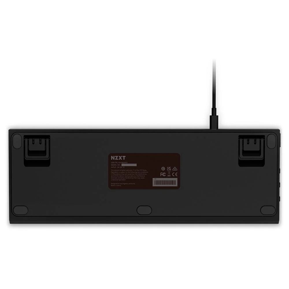 Teclado Mecânico NZXT Function Mini TKL RGB Switch Red Anti-Ghosting US Branco KB-175US-WR - Imagem 3