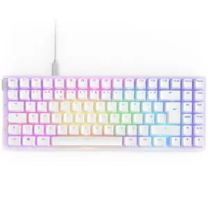Teclado Óptico Gamer NZXT Function 2 MiniTKL RGB USB-C Layout US Branco KB-002NW-US