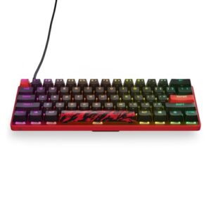Teclado Óptico Gamer Steelseries Apex 9 Mini Edição Faze Clan RGB Switch OptiPoint Preto 64853