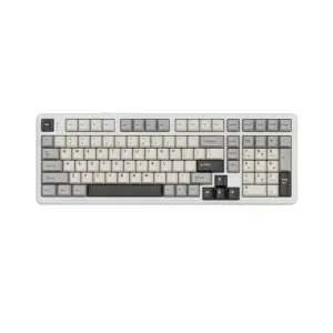 Teclado Mecânico Gamer Sem Fio Attack Shark X98 Bluetooth Starlight-White