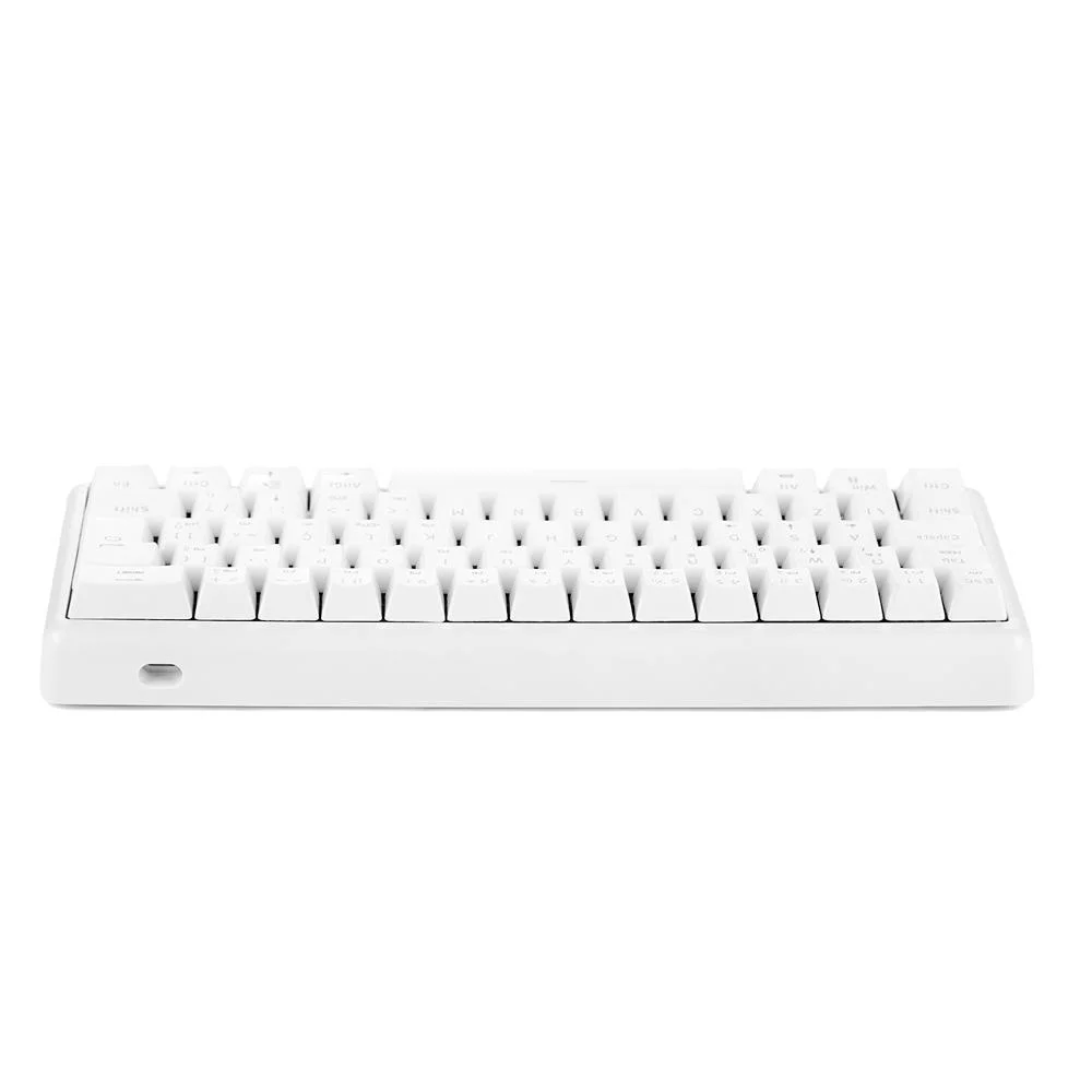 Teclado Sem Fio Gamer Motospeed RGB Wireless Bluetooth Switch Red US Branco SK66 - Imagem 3