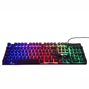 Teclado Semi Mecânico Gamer Knup LED USB KP-2043