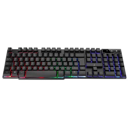 Teclado Semi Mecânico Gamer Rise Mode G1 Rainbow USB Preto e Cinza RM-TG-01-BG - Imagem 2