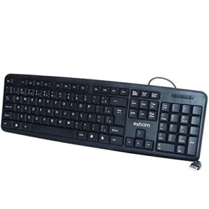 Teclado Standard Exbom USB ABNT2 BK-102
