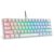Teclado Gamer Motospeed RGB Switch Blue USB-C ABNT2 Branco CK61