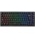 Teclado Mecânico Gamer Akko MG75 Switch Silver V3 Pro ABNT2 Preto