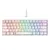 Teclado Mecânico Gamer Havit KB903L 60% Switch Red US USB-C Branco