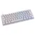 Teclado Mecânico Gamer Husky Blizzard RGB Switch Gateron Red 60% ABNT2 Branco HTG001BRVR