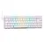 Teclado Mecânico Gamer Husky HailStorm 65% RGB Switch Gateron Brown ABNT2 Branco HTG002BRMA
