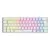 Teclado Mecânico Gamer KBM! GAMING TG600 RGB Switch Gateron Blue 60% ABNT2 Branco KGTG600BRAZ