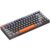 Teclado Mecânico Gamer Machenike K500A-B84 RGB Switch Huano Brown 75% TKL Hot-Swappable Cinza Escuro e Laranja K500A-B84 LG HRD EN