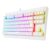 Teclado Mecânico Gamer Redragon Dark Avenger RGB Switch Outemu Red ABNT2 Branco K568W