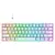 Teclado Mecânico Gamer Rise Mode GM1 White RGB Switch Outemu Brown Branco RM-TCM-GM1-WBRO