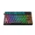 Teclado Mecânico Gamer Sem Fio Machenike KT84 Pro Gasket RGB Switch Gateron Yellow Preto JJ02G2012