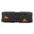 Teclado Multimídia Gamer OEX Action USB Preto e Laranja TC200
