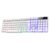 Teclado Semi Mecânico Gamer Rise Mode G1 Full Membrana USB Branco RM-TG-01-FW